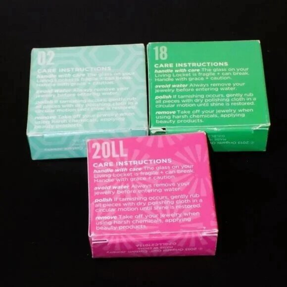 Lot of 3 Origami Owl Living Lockets Bundle. LK3020 Gold Link, LK1018, LK1002 - Picture 9 of 9